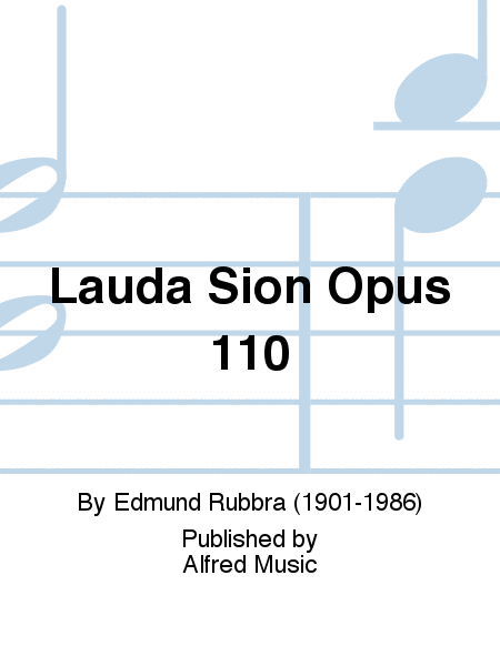 Lauda Sion Opus 110