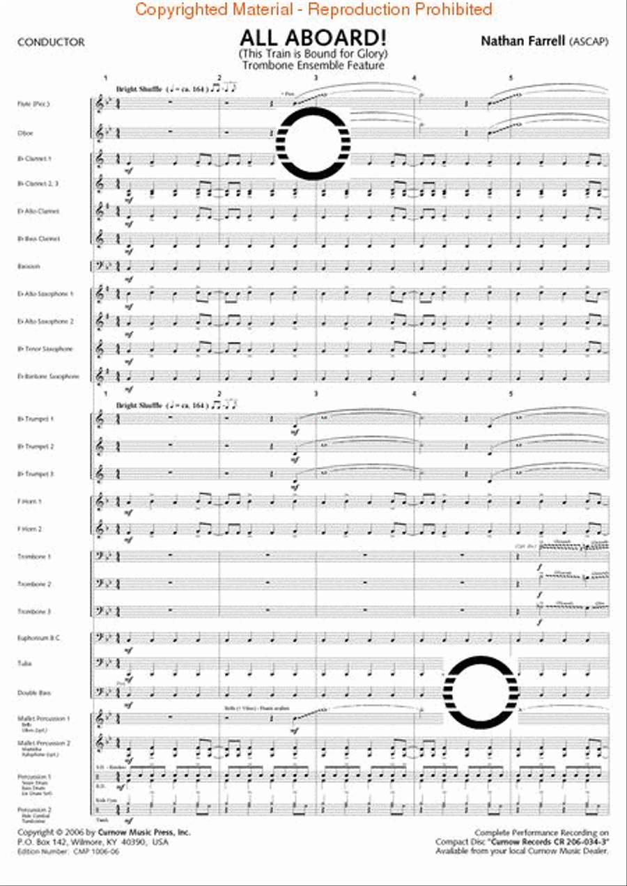 All Aboard! Concert Band scores gallery preview page 2