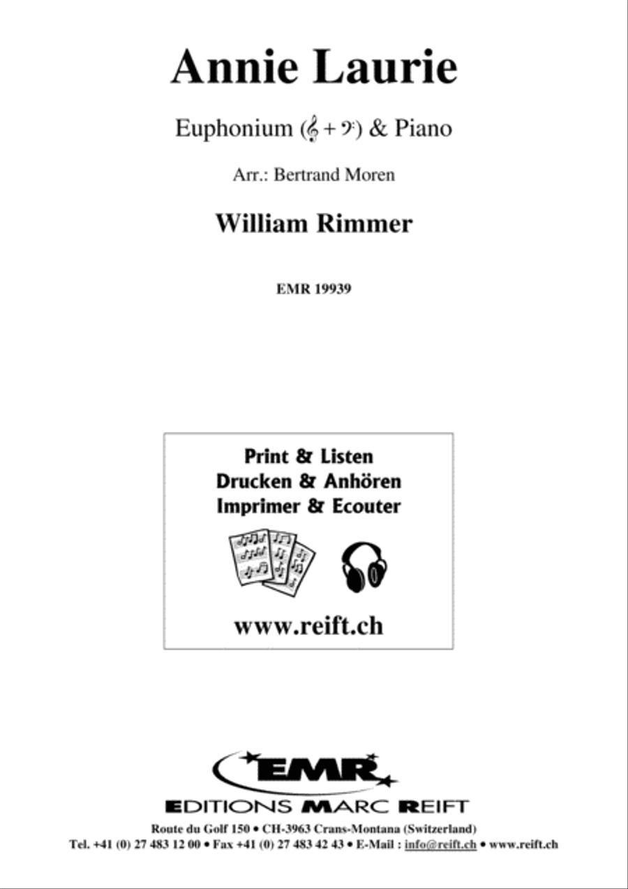 Annie Laurie Euphonium scores gallery preview page 2
