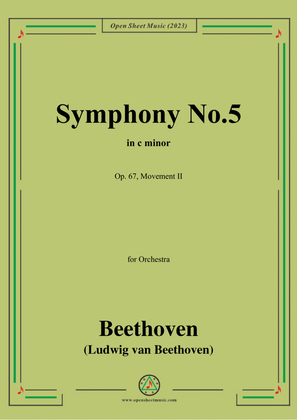 Book cover for Beethoven-Symphony No.5,Op.67,Movement II