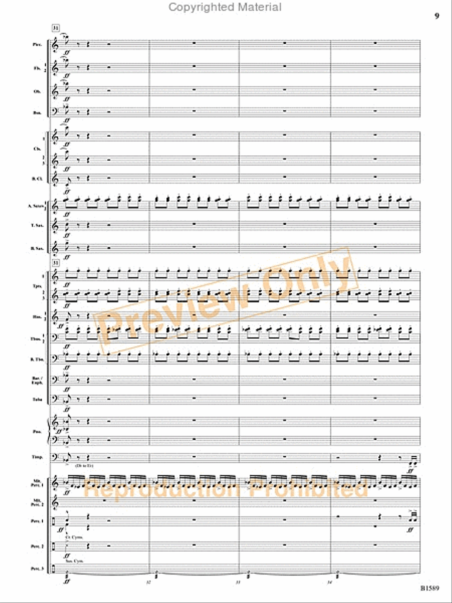 Pulse Concert Band scores gallery preview page 46