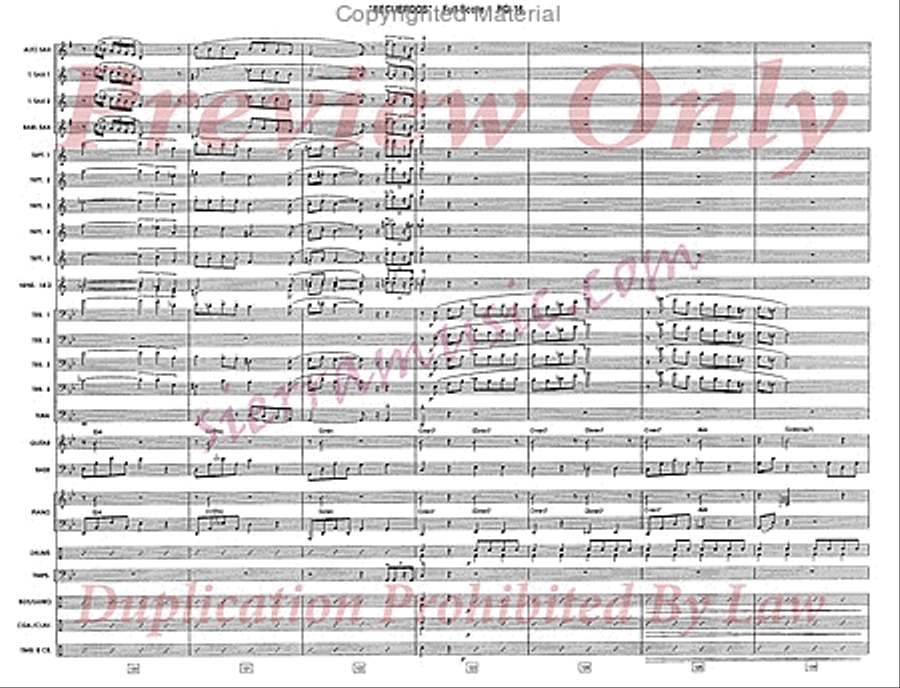 Recuerdos Recuerdos Jazz Ensemble scores gallery preview page 17