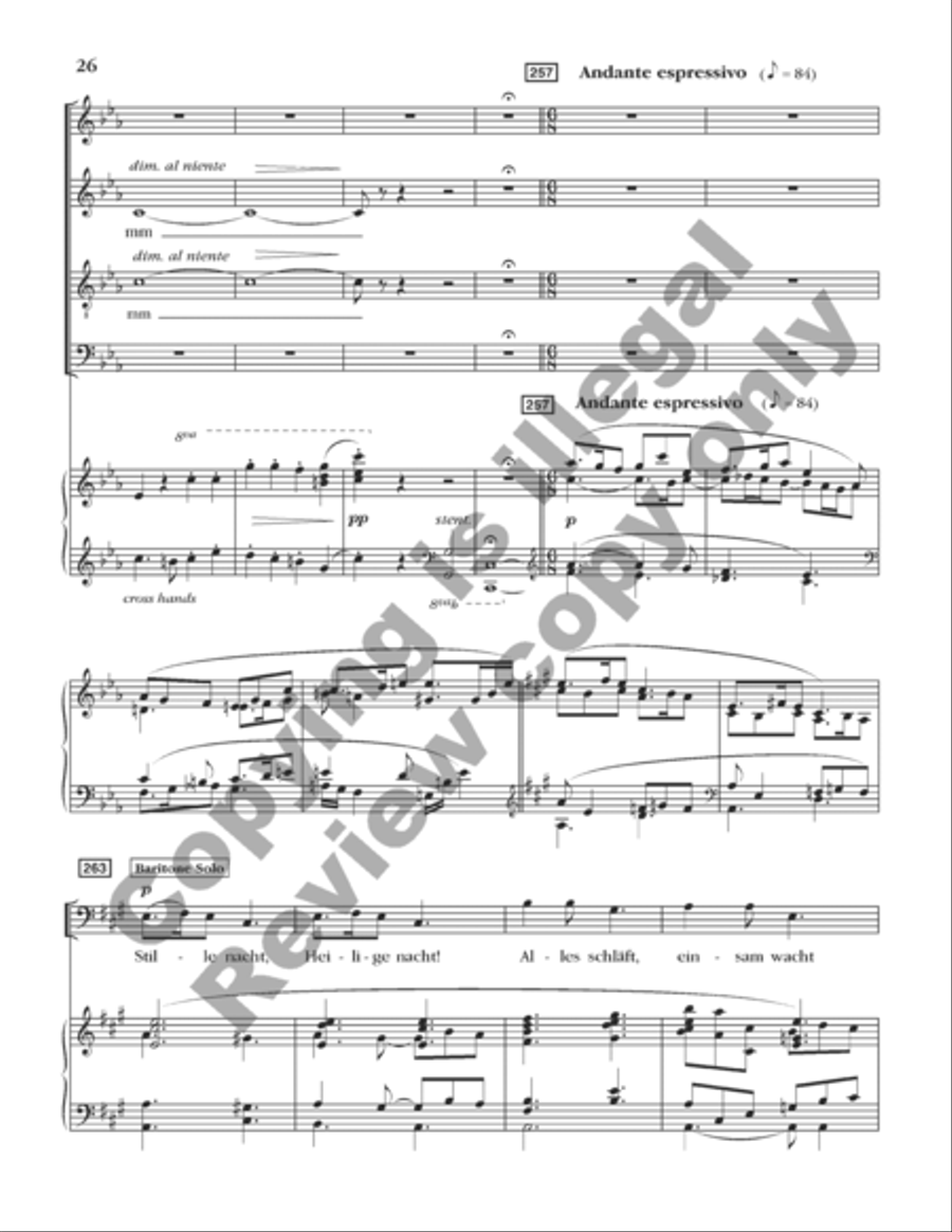 A Symphony of Carols (Choral Score) 4-Part scores gallery preview page 28