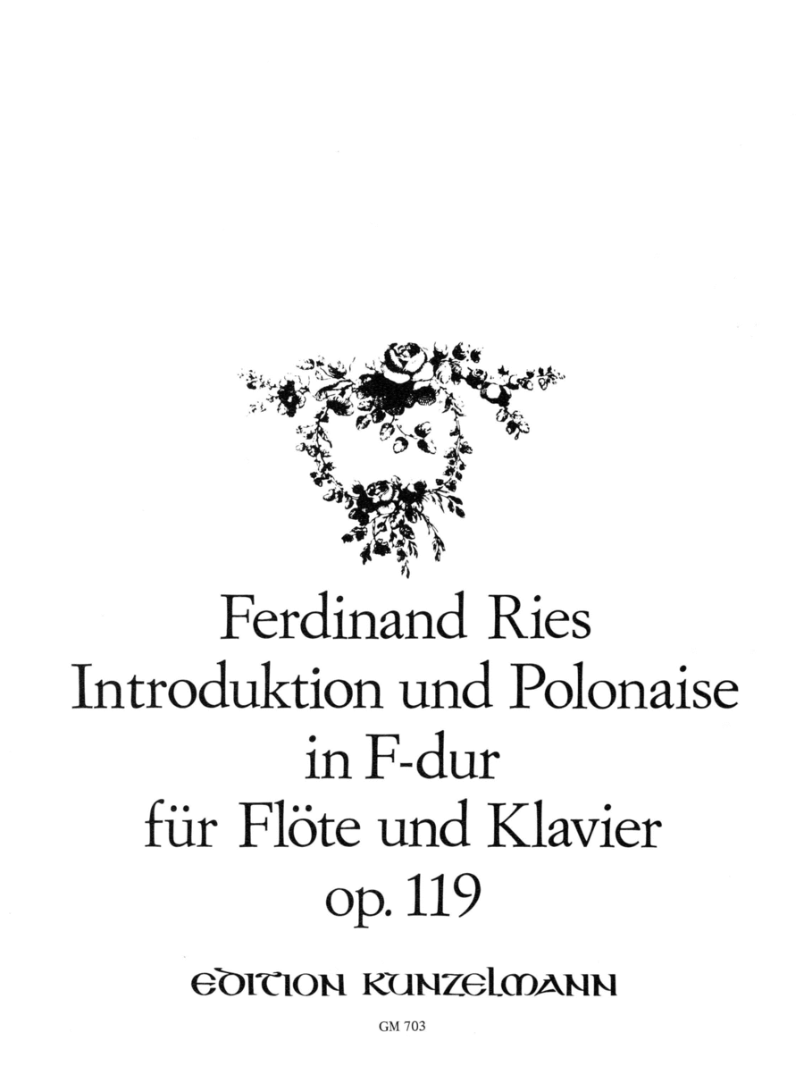 Introduction and Polonaise Flute Solo scores gallery preview page 1