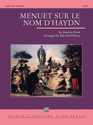 Book cover for Menuet sur le nom d'Haydn