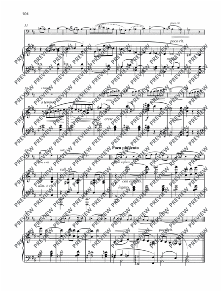 Sérénade Piano Accompaniment scores gallery preview page 4
