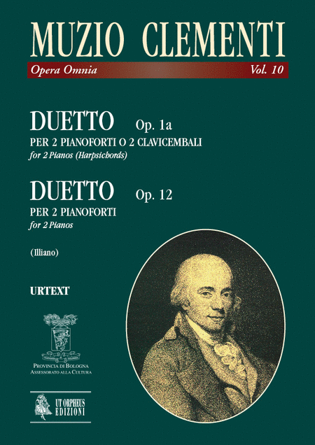 Duet op. 1a for 2 Pianos or 2 Harpsichords. Duetto op. 12 for 2 Pianos
