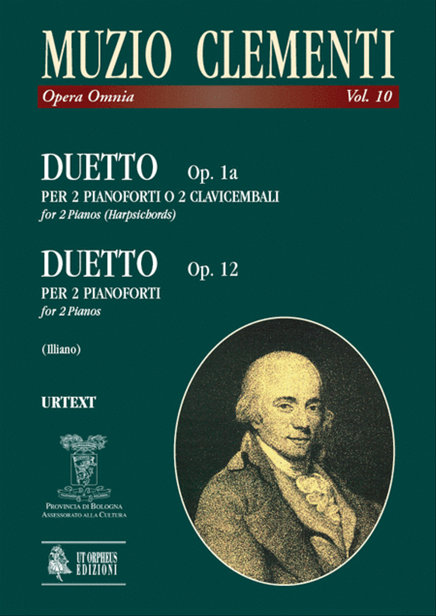 Duet Op. 1a for 2 Pianos or 2 Harpsichords. Duetto Op. 12 for 2 Pianos Harpsichord scores gallery preview page 1