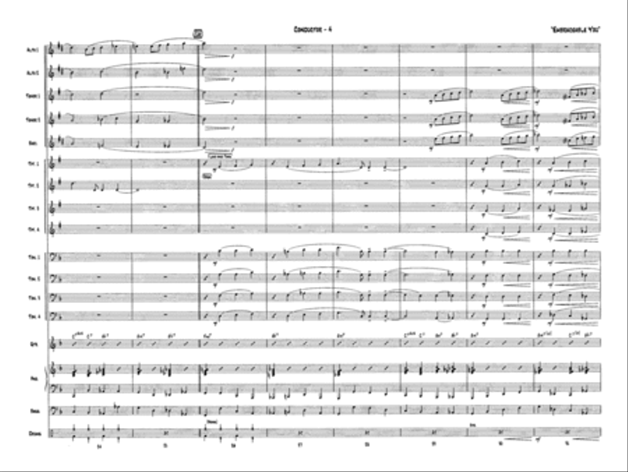 Embraceable You: Score Embraceable You: Score Jazz Ensemble scores gallery preview page 6