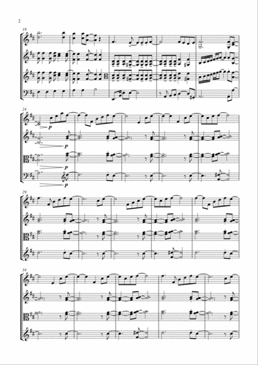 Ain't No Mountain High Enough String Trio scores gallery preview page 2