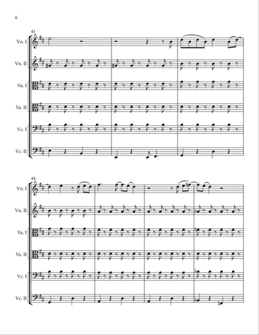 Beautiful Beautiful Cello scores gallery preview page 6