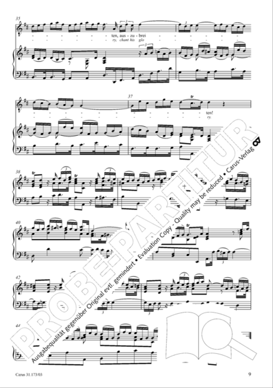 Exalted flesh and blood (Erhohtes Fleisch und Blut) 4-Part scores gallery preview page 10