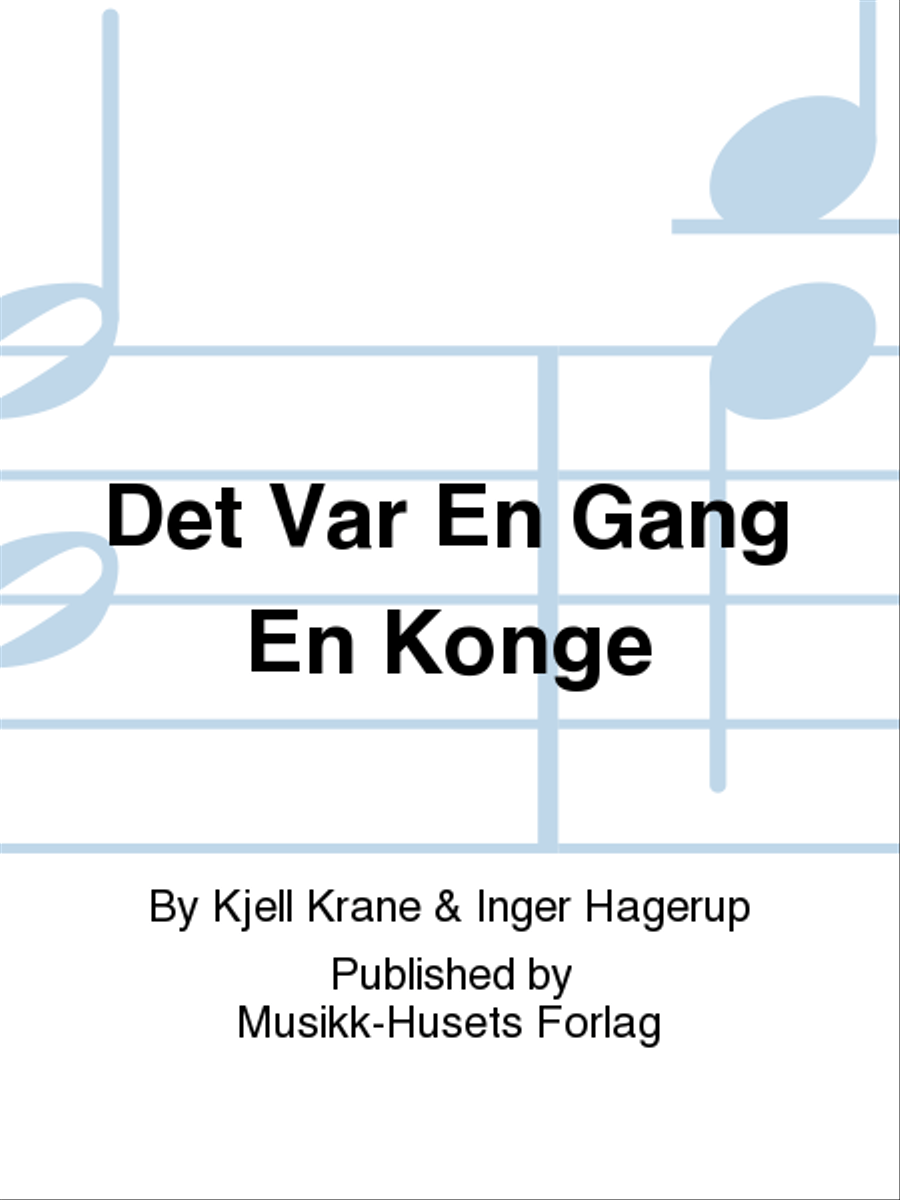 Det Var En Gang En Konge Men's Choir scores gallery preview page 1