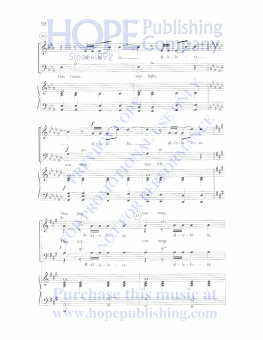 By Heaven's Light Choir scores gallery preview page 53