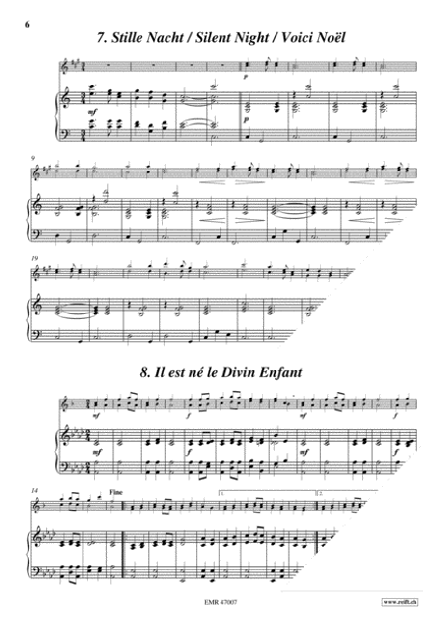 28 Weihnachtsmelodien Vol. 1 + 2 Woodwind Duet scores gallery preview page 6