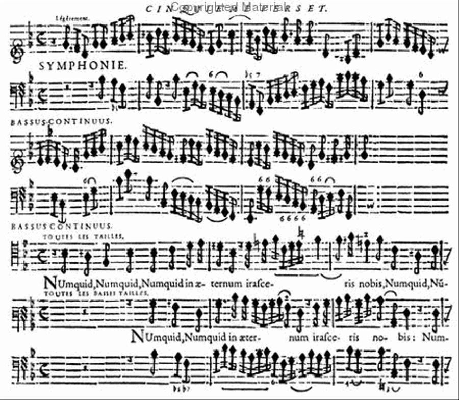 Seven versets of the motet composed by order of the King Flute scores gallery preview page 3