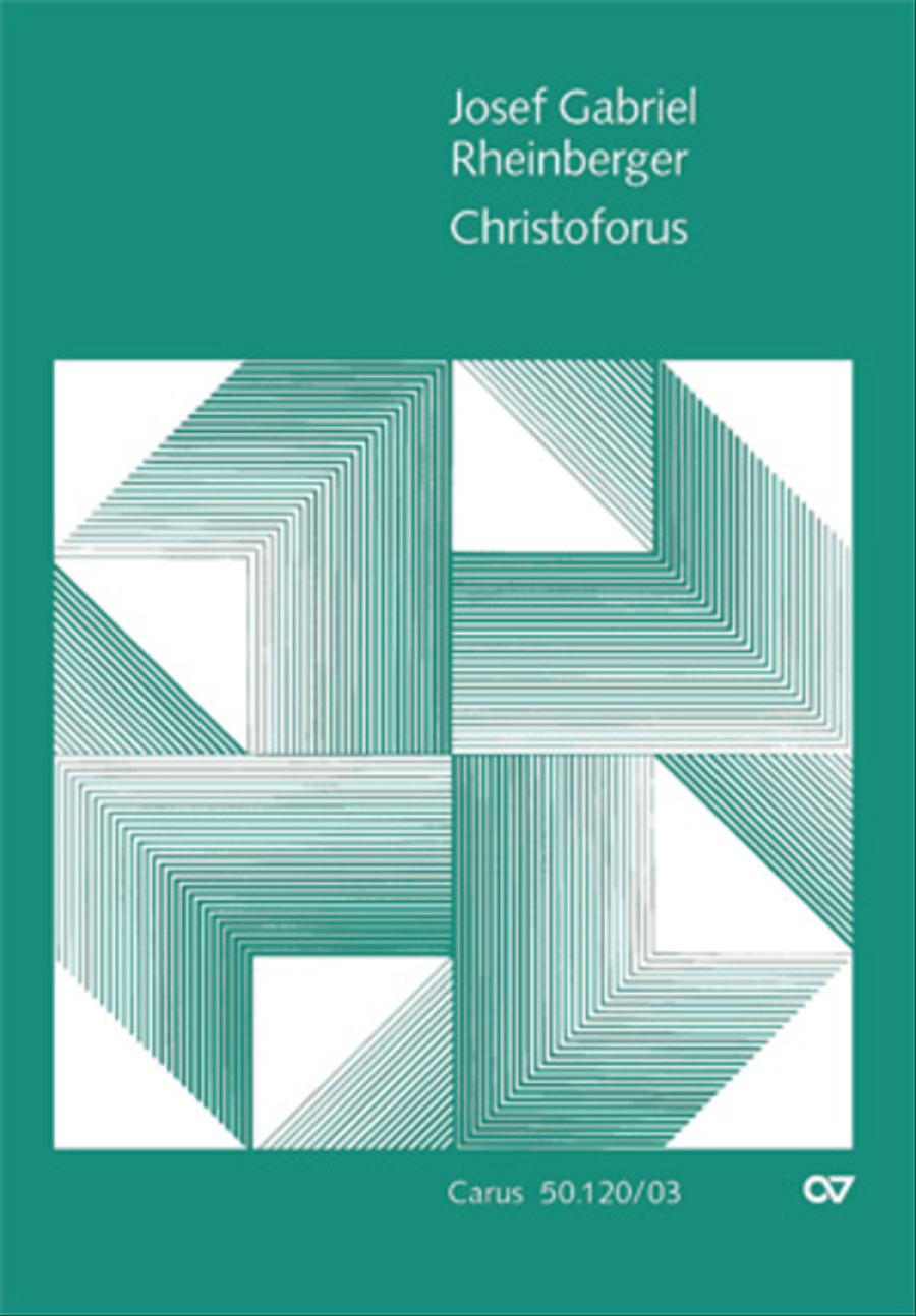 Christoforus + Das Tochterlein des Jairus (Gesamtausgabe, Bd. 9) 4-Part scores gallery preview page 1