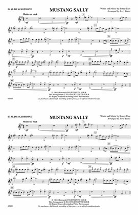 Mustang Sally: E-flat Alto Saxophone