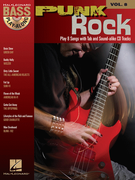 Punk Rock : Bass Play-Along Volume 8