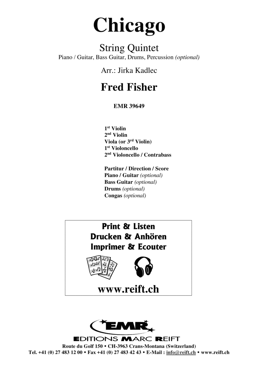 Chicago Bass Guitar scores gallery preview page 1