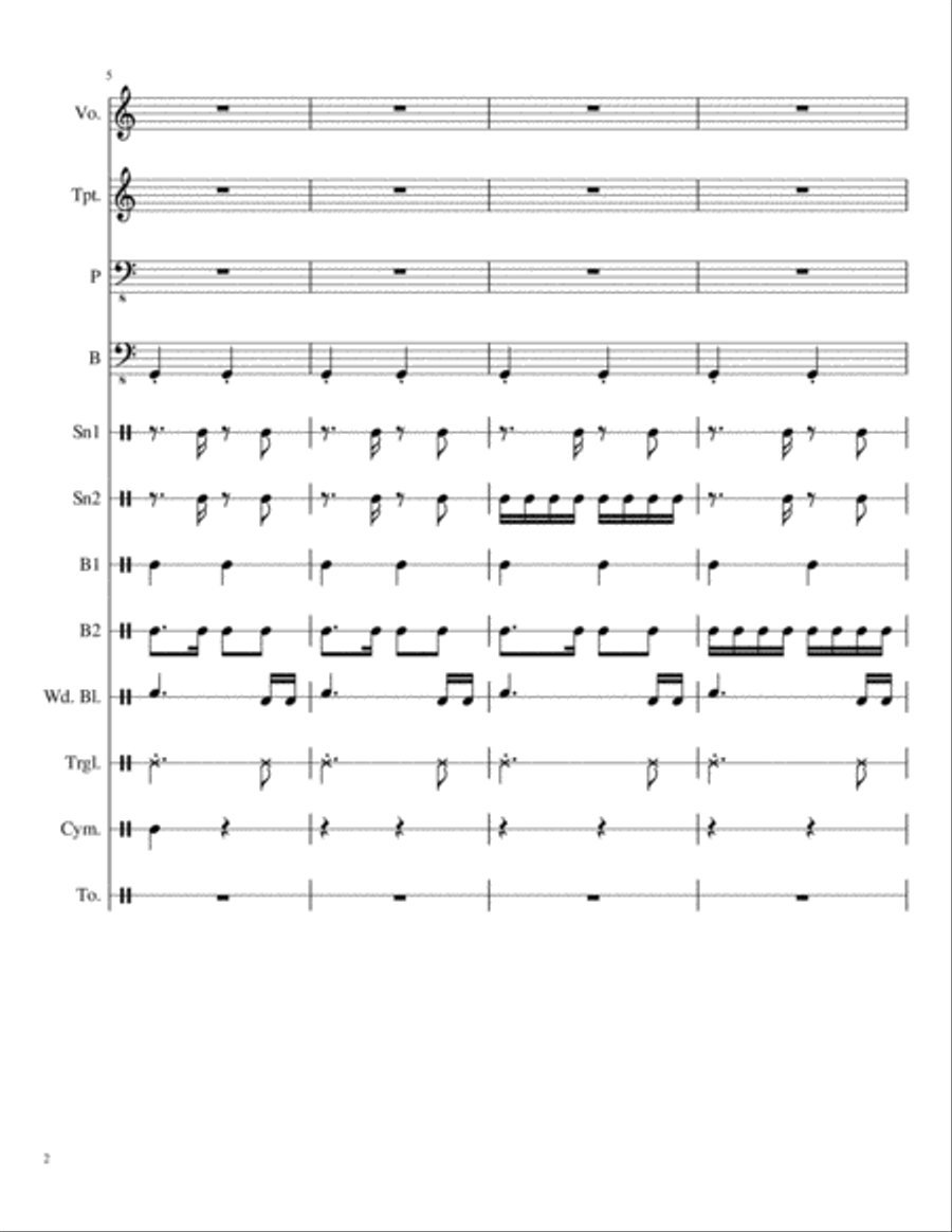 Buyog Percussion Ensemble scores gallery preview page 2