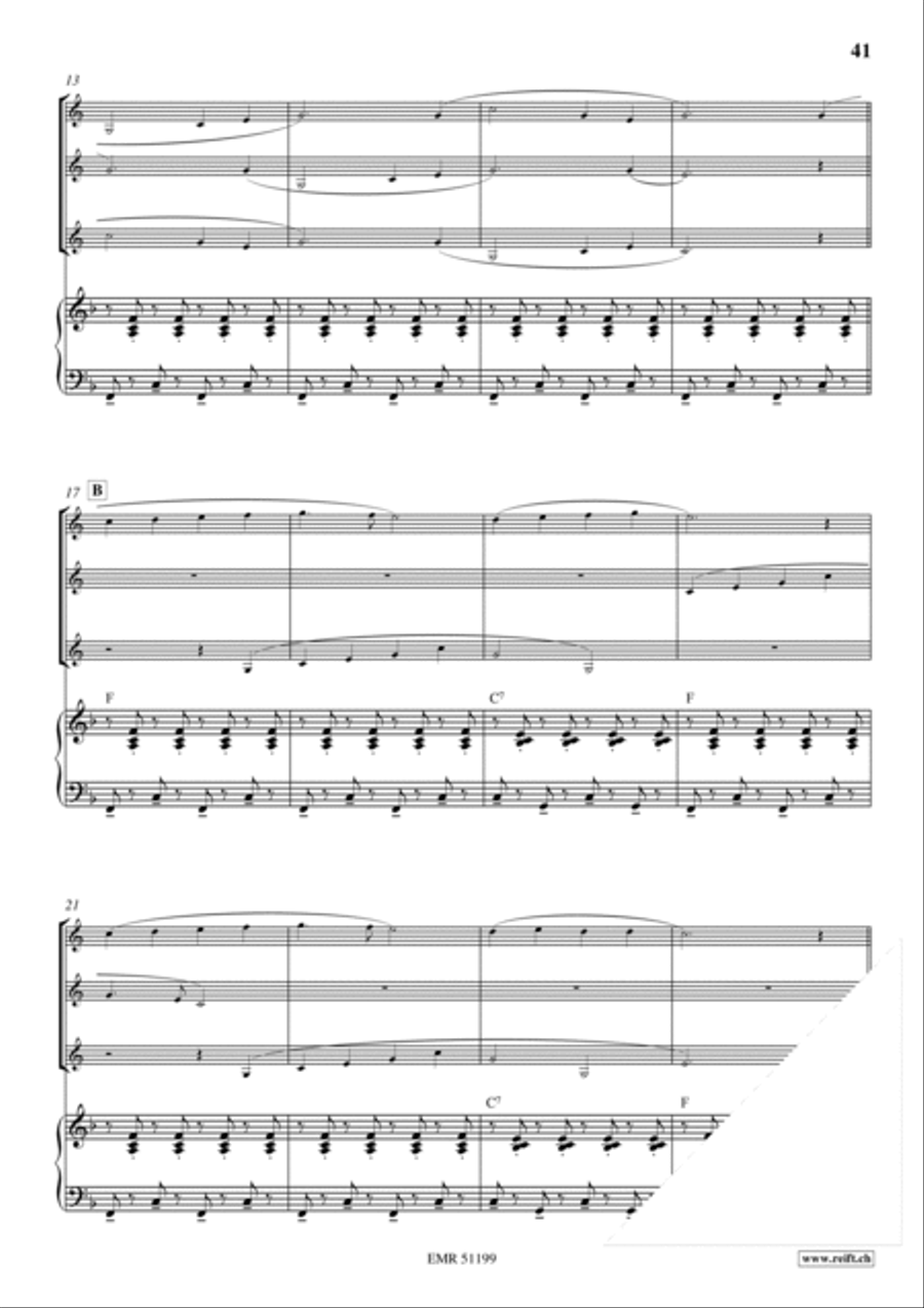 20 Alphorn Trios Volume 2 Brass Trio scores gallery preview page 14