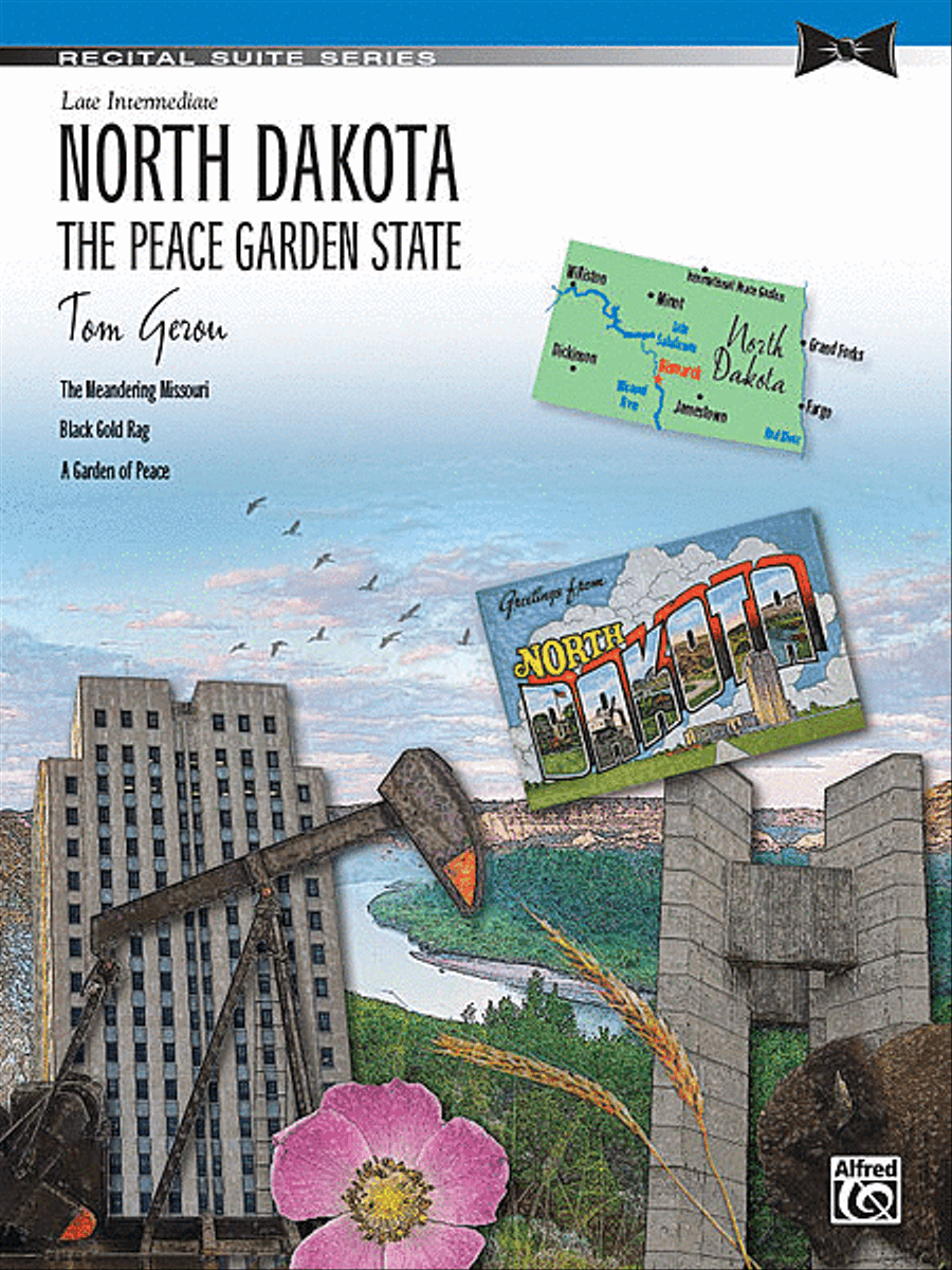 North Dakota -- The Peace Garden State Piano Solo scores gallery preview page 1