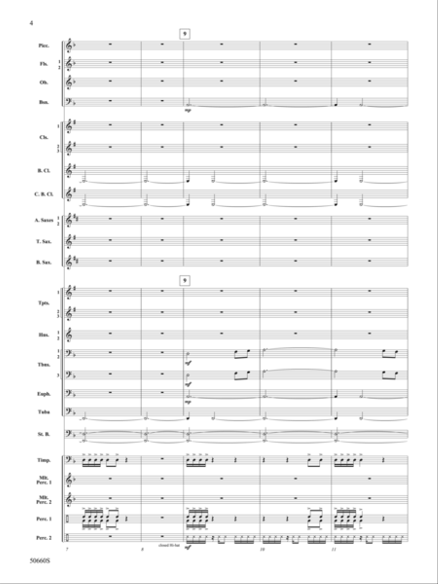 Rapture: Score Concert Band scores gallery preview page 4