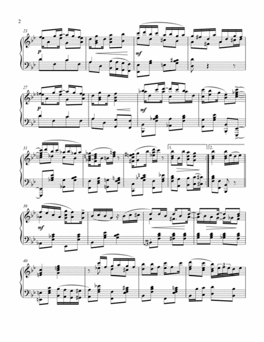 Mint Chocolate Rag (for Solo Piano) image number null