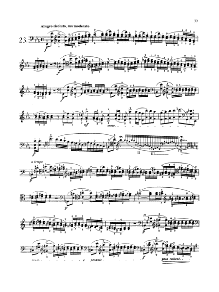 Grützmacher: Etudes, Op. 38 Part scores gallery preview page 1