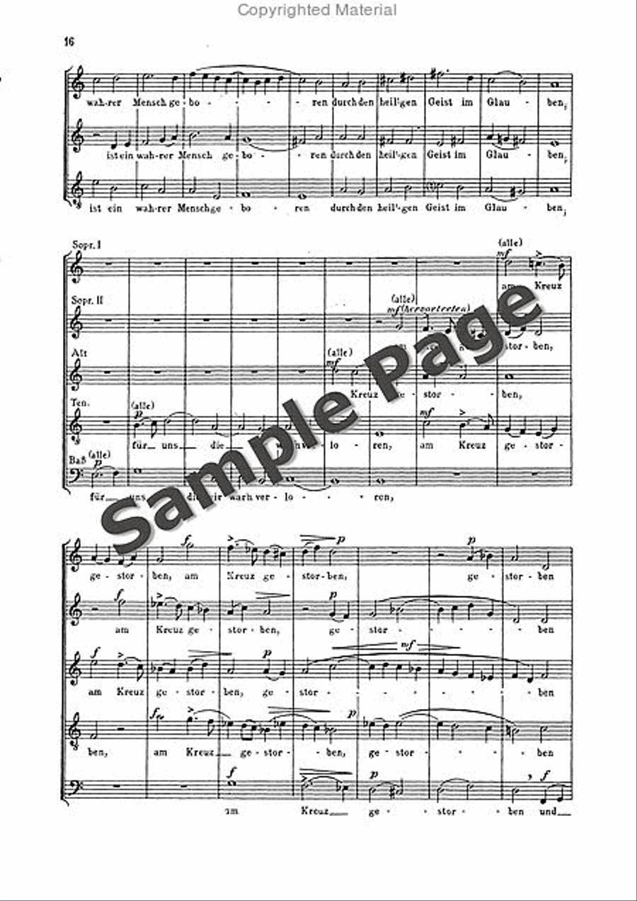 Liedmesse Choral Score SSATB scores gallery preview page 17