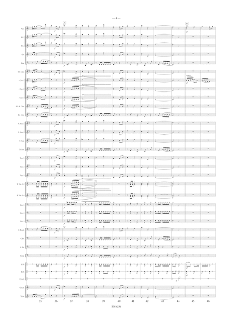 The Admiration for Wind Band The Admiration for Wind Band Concert Band scores gallery preview page 5