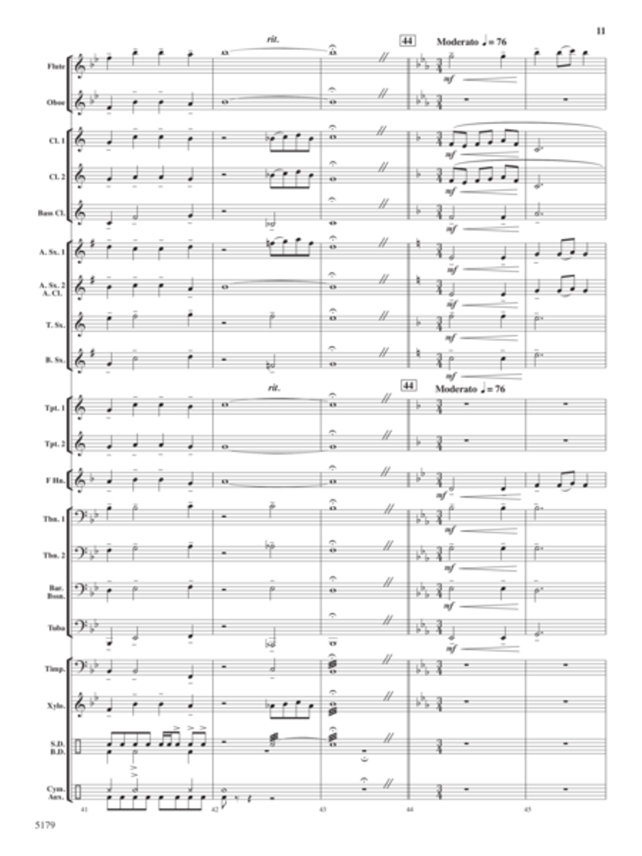 American Journey Concert Band scores gallery preview page 10