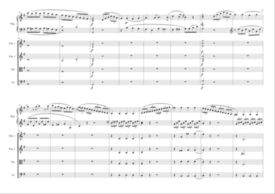 L.V.Beethoven Piano Sonatine -PianoConcerto Piano Quintet scores gallery preview page 5