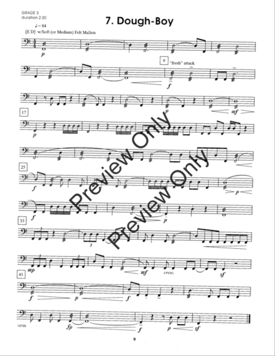 Contest Solos For The Young Timpanist