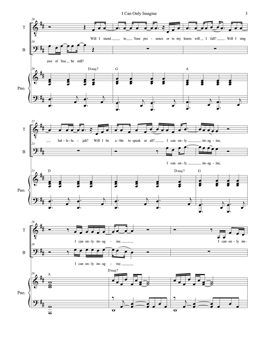 I Can Only Imagine TB scores gallery preview page 3