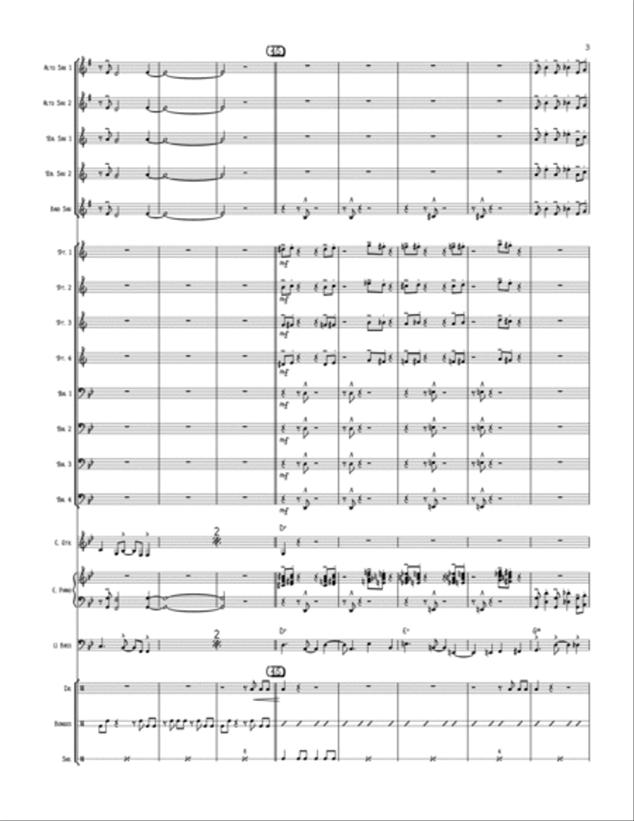 Tank! Jazz Ensemble scores gallery preview page 3