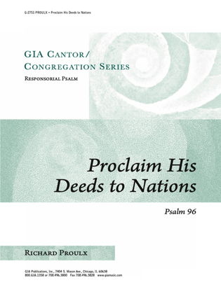 Proclaim His Deeds to Nations