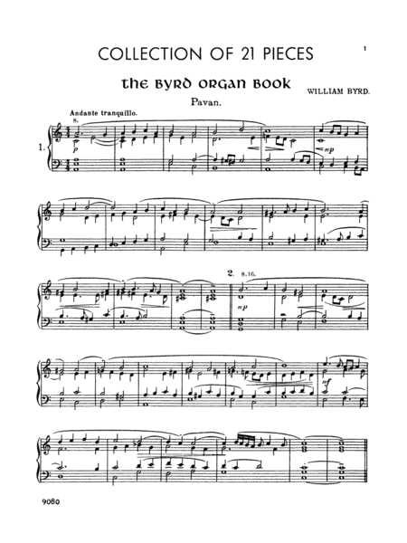 Byrd: 21 Pieces for the Organ (The Byrd Organ Book)