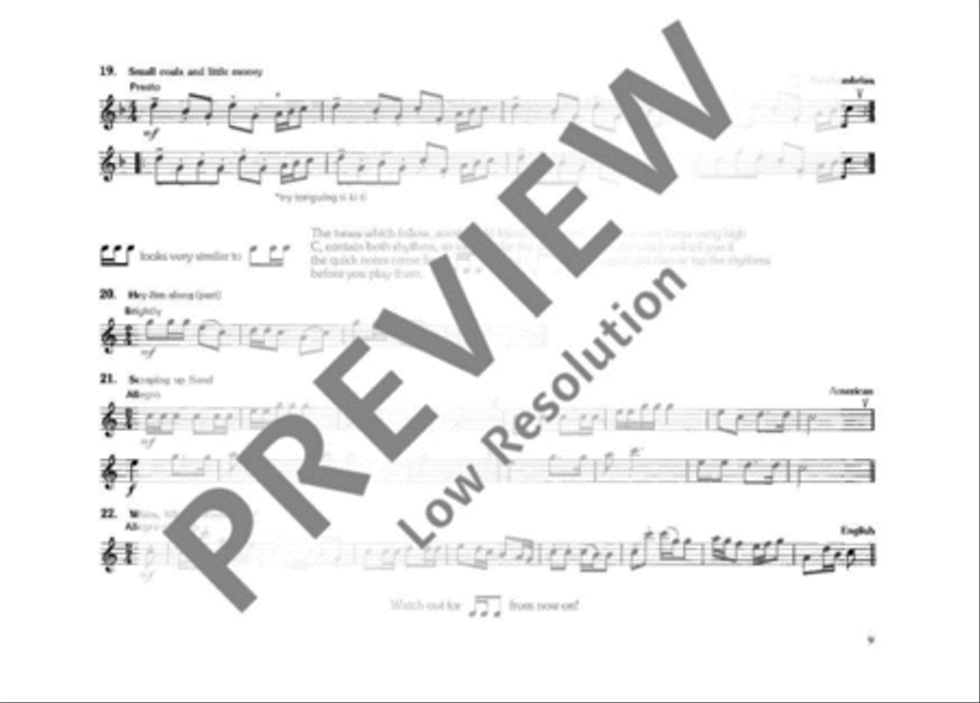 Enjoy the Recorder Alto Recorder scores gallery preview page 10