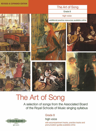 Book cover for The Art of Song, Grade 8 (High Voice)