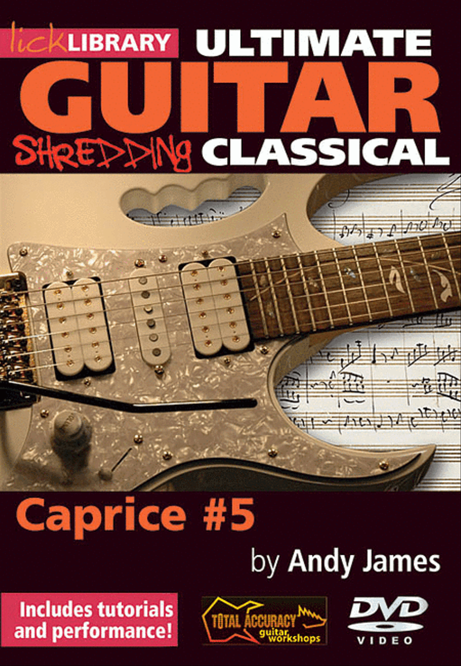 Shredding Classical - Caprice #5 Acoustic Guitar scores gallery preview page 1