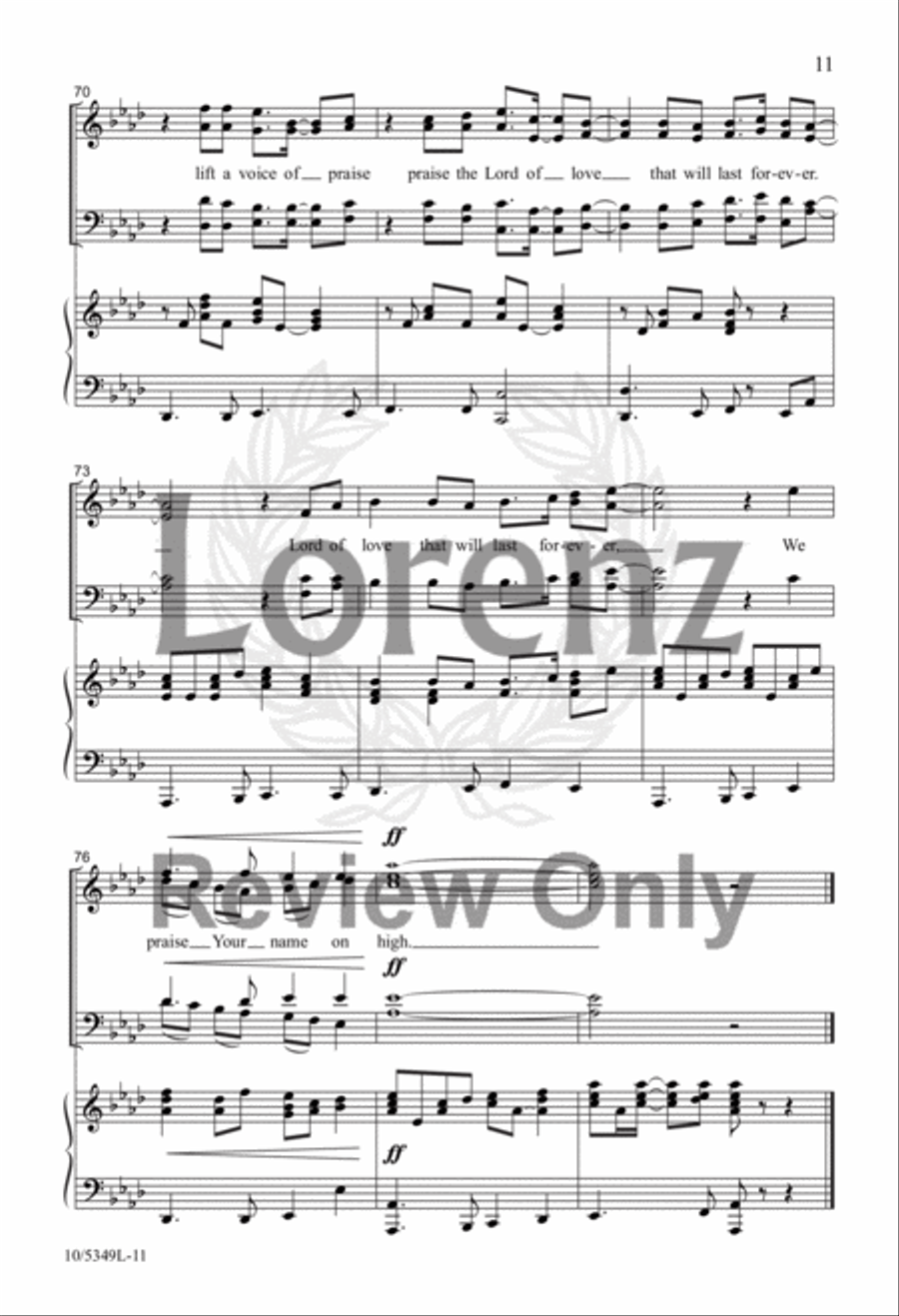 Rising Up with the Sun Rising Up with the Sun 4-Part scores gallery preview page 9