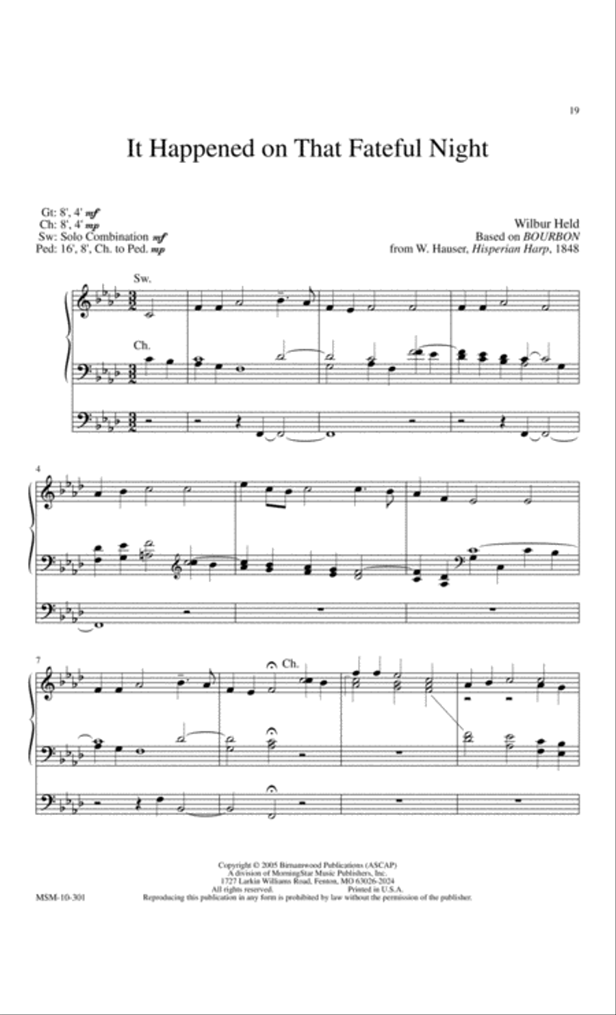 Thine the Glory Thine the Glory Organ scores gallery preview page 8