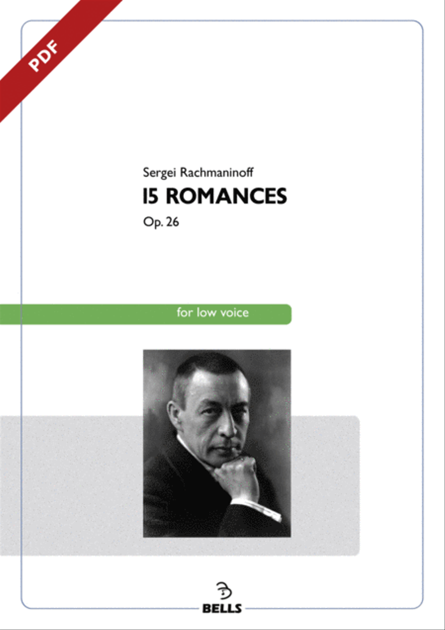 15 Romances, Op. 26 Voice Solo scores gallery preview page 1