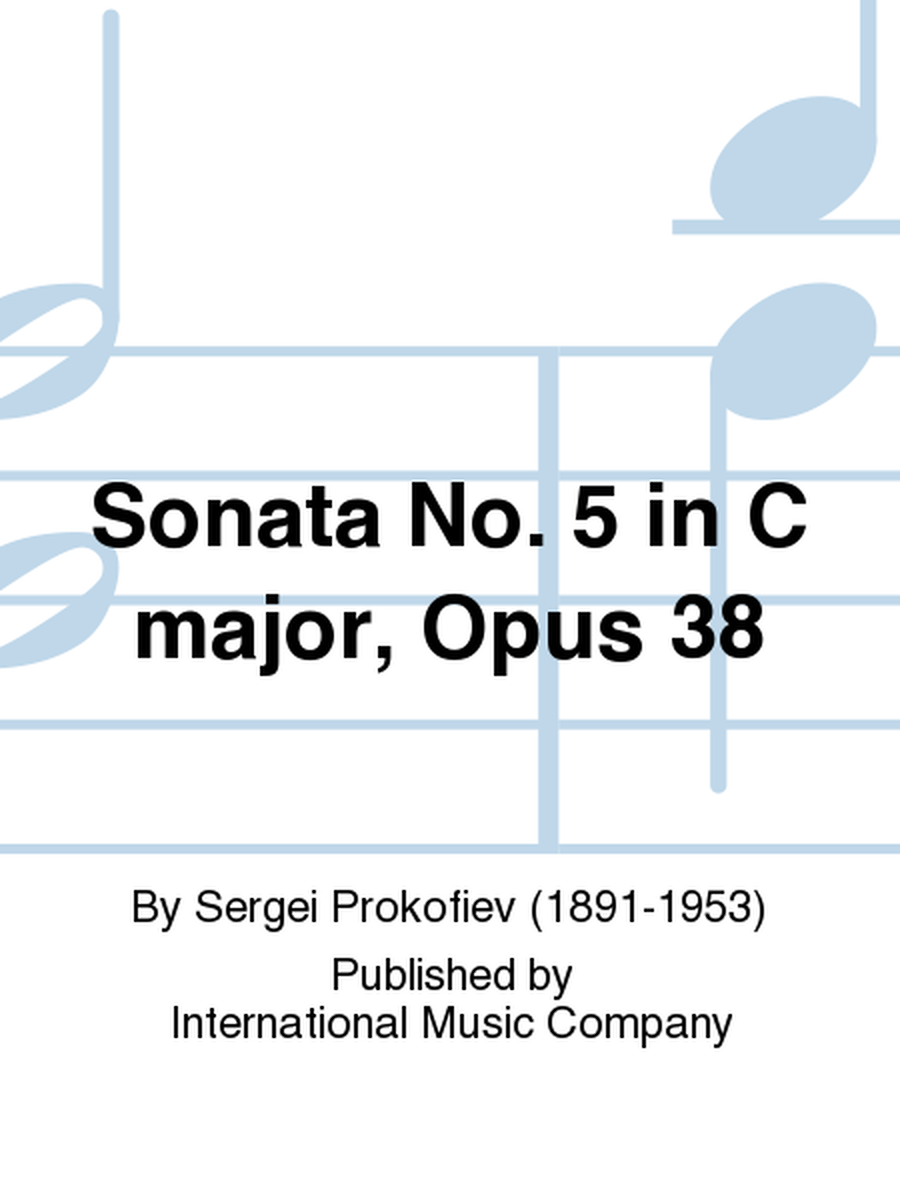 Sonata No. 5 In C Major, Opus 38