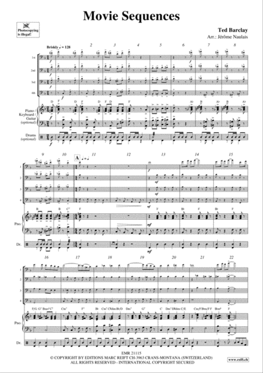 Movie Sequences Cello scores gallery preview page 3