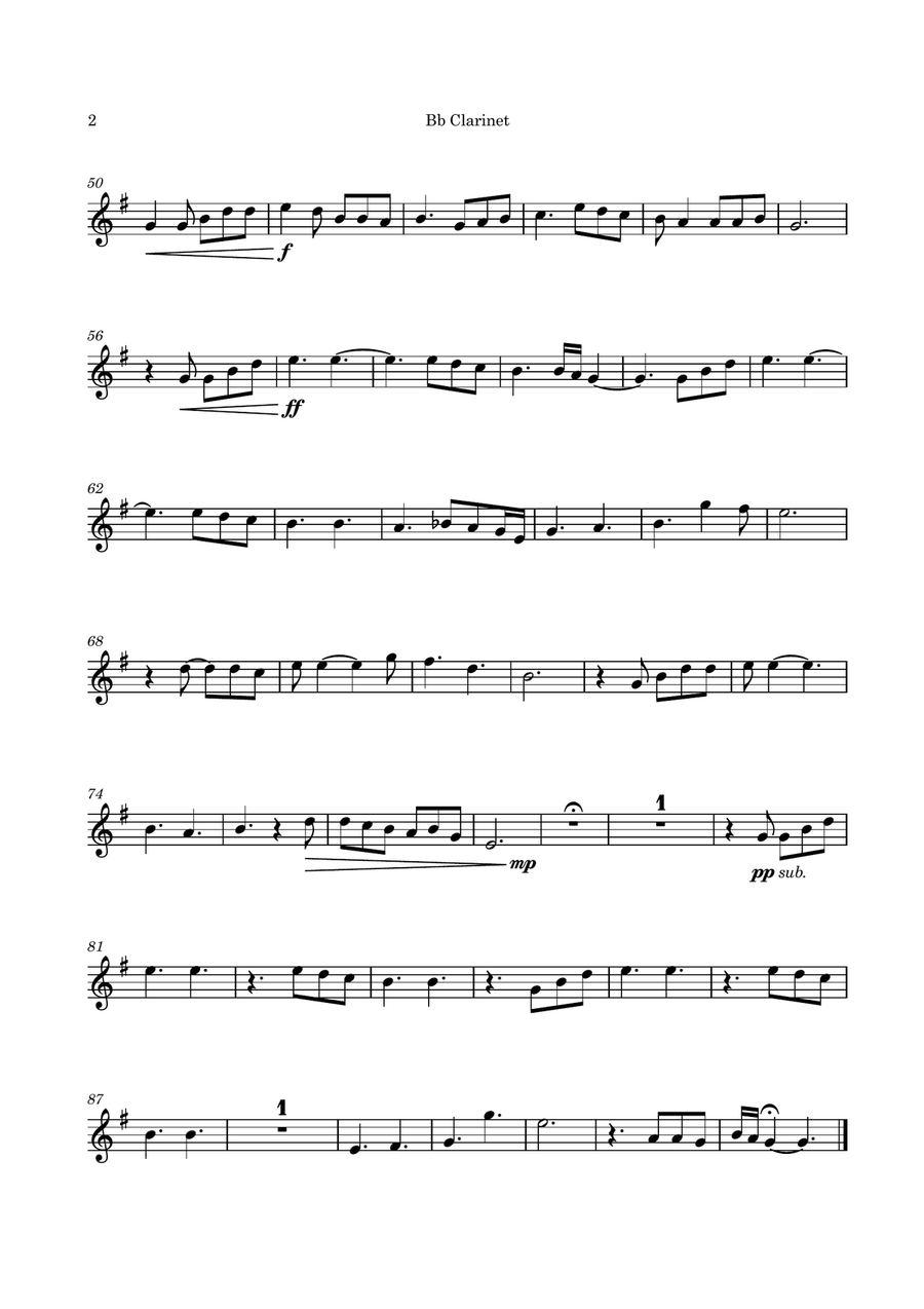 You Are The Reason B-Flat Clarinet scores gallery preview page 5