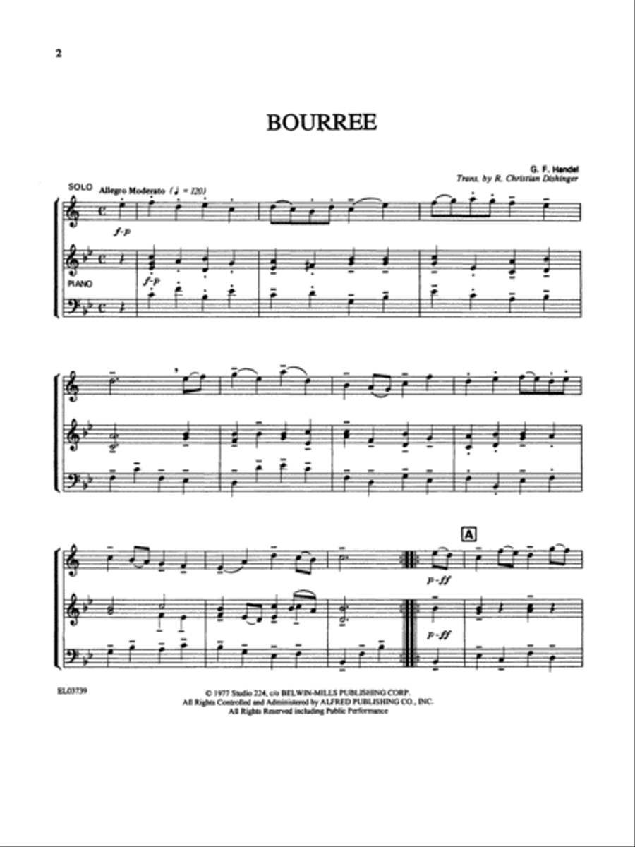 Classic Festival Solos (B-flat Trumpet), Volume 1 Cornet scores gallery preview page 3