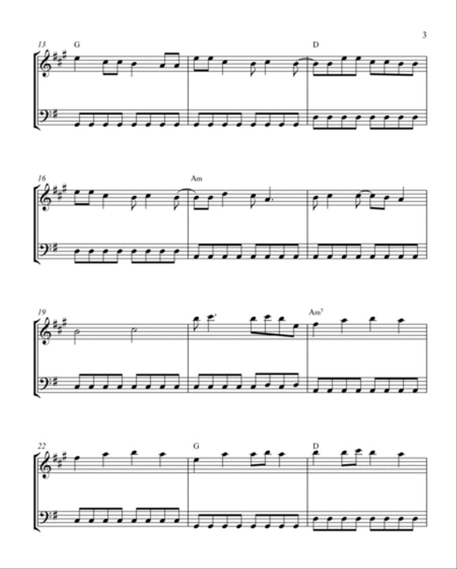 You Belong With Me Woodwind Duet scores gallery preview page 3